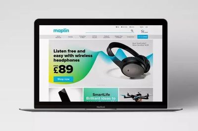 Maplin电子产品零售商品牌形象设计